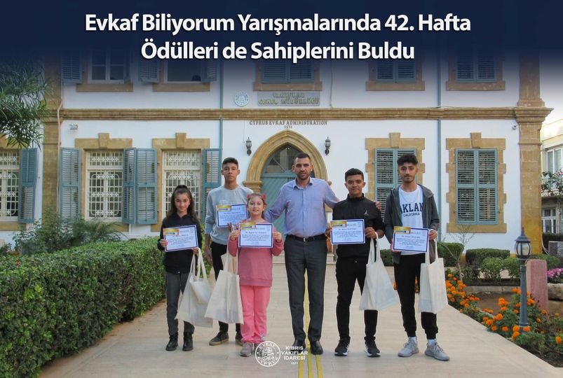 Evkaf Biliyorum Yarışmalarında 42. Hafta Ödülleri de Sahiplerini Buldu