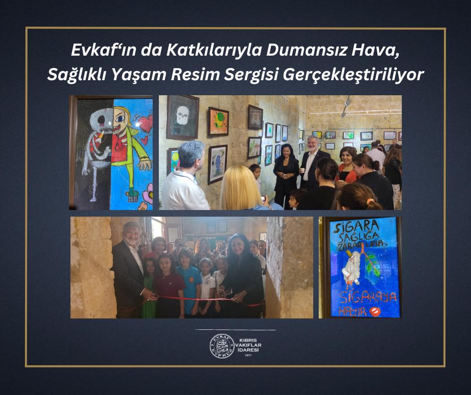 Evkaf‘ın da Katkılarıyla Dumansız Hava, Sağlıklı Yaşam Resim Sergisi Gerçekleştiriliyor
