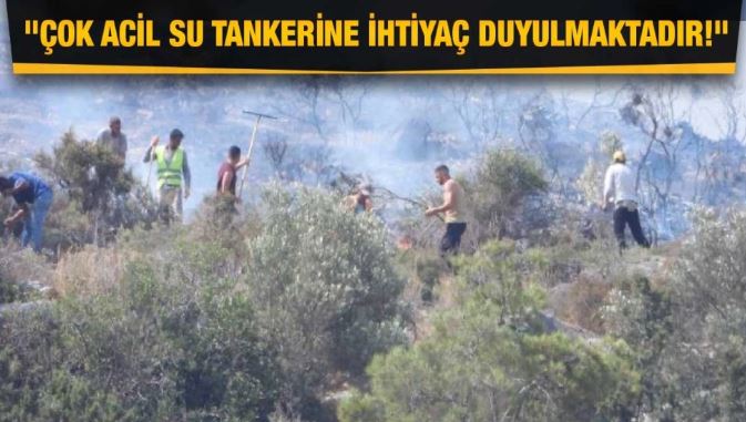 İskele Belediyesi: Yangın, Ağıllar köyündeki yerleşim yerlerini tehdit ediyor