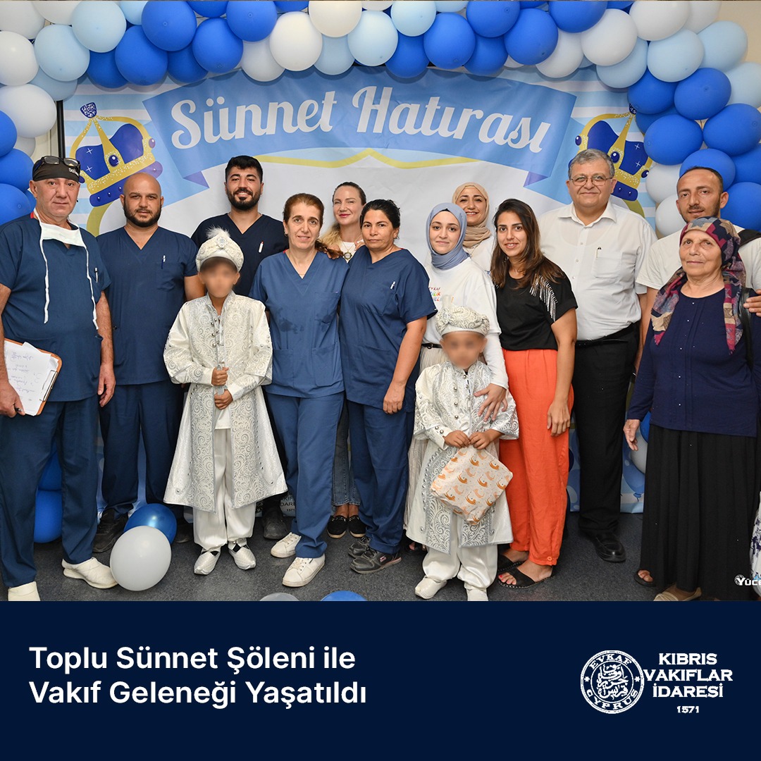 Toplu Sünnet Şöleni ile Vakıf Geleneği Yaşatıldı
