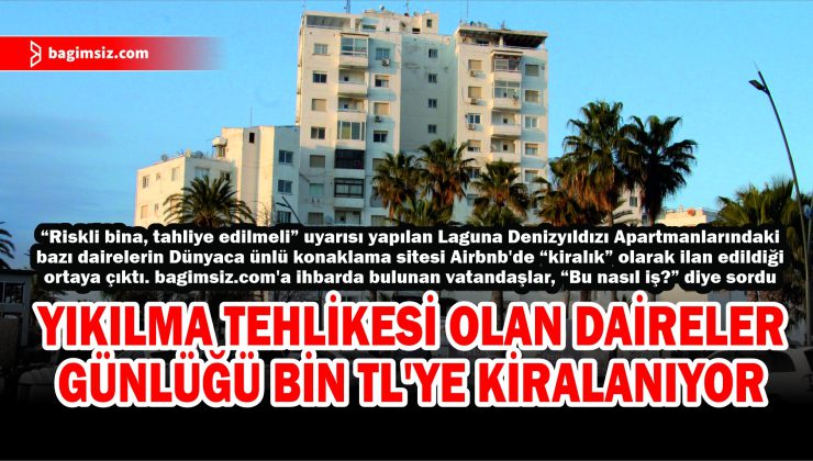 Deniz Yıldızı (Laguna)Apartmanları 3. Şahıslara Kiralanıyor