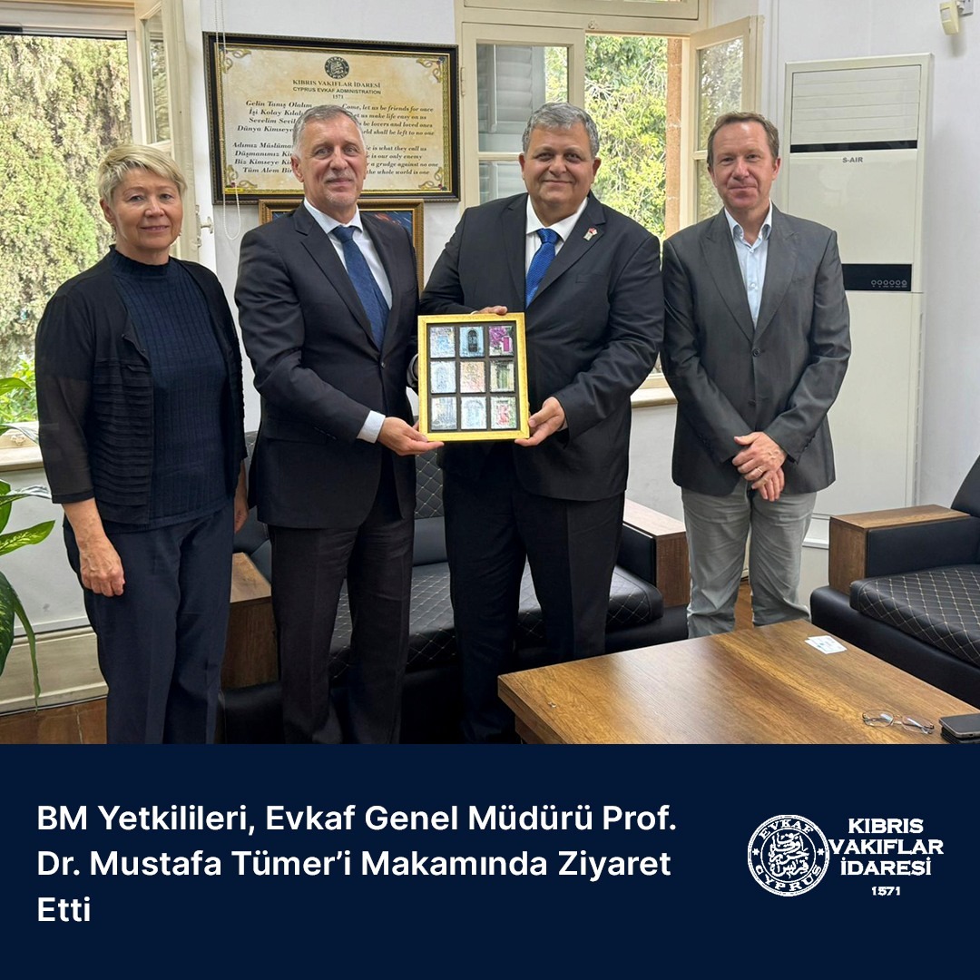 BM Yetkilileri, Evkaf Genel Müdürü Prof. Dr. Mustafa Tümer’i Makamında Ziyaret Etti