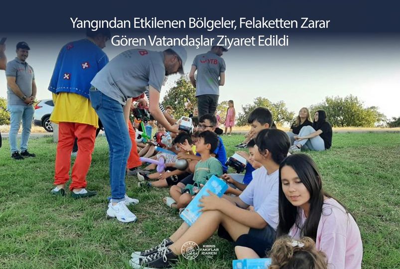 Yangından Etkilenen Bölgeler, Felaketten Zarar Gören Vatandaşlar Ziyaret Edildi