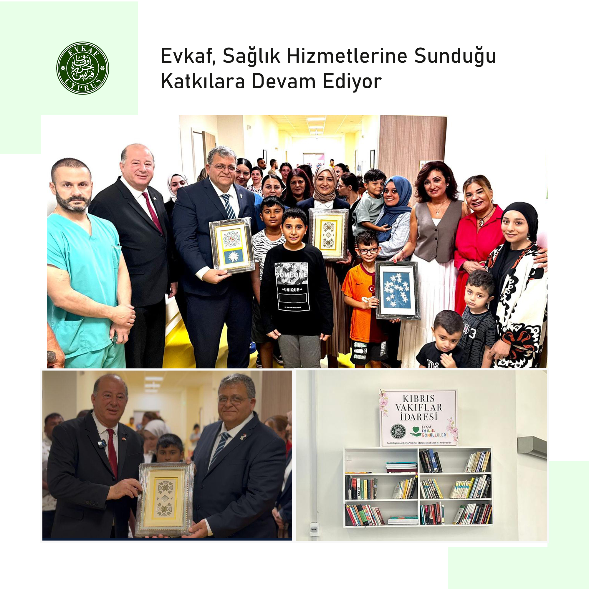 Evkaf, Sağlık Hizmetlerine Sunduğu Katkılara Devam Ediyor