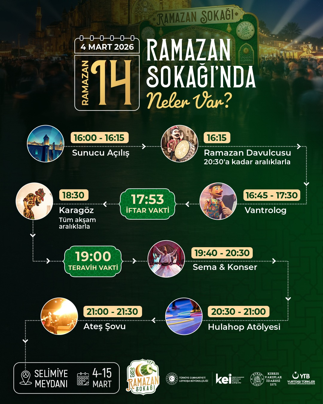 Ramazan’ın 14. günü Selimiye Meydanı’nda buluşuyoruz!