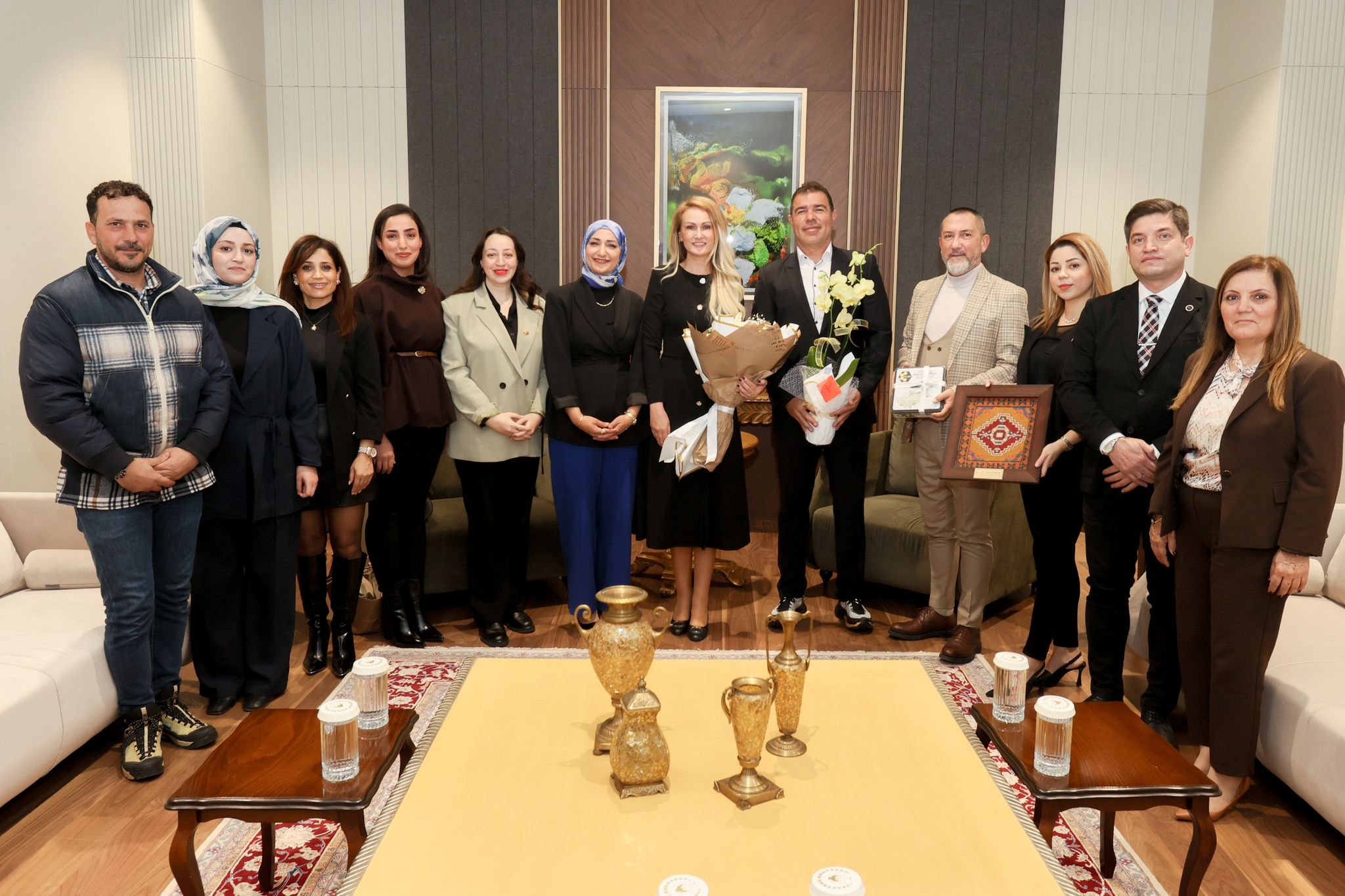 Evkaf İyilik Gönüllüleri’nden Cumhurbaşkanı Eşi Nilden Bektaş Erhürman’a Ziyaret