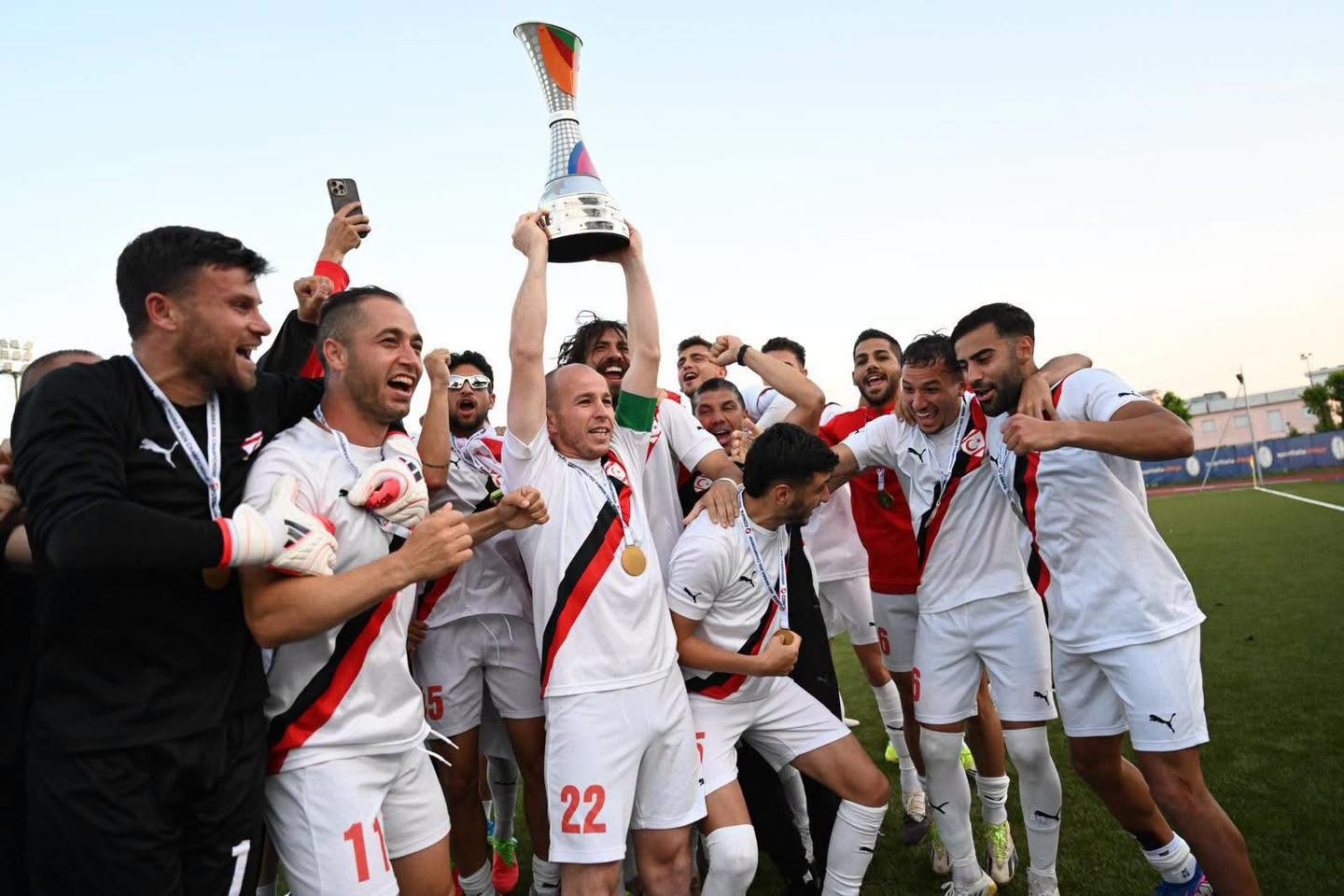  KKTC A Milli Futbol Takımımızın CONIFA Avrupa Futbol Şampiyonası 2026 finalinde elde ettiği tarihi başarıyı gururla kutluyoruz.