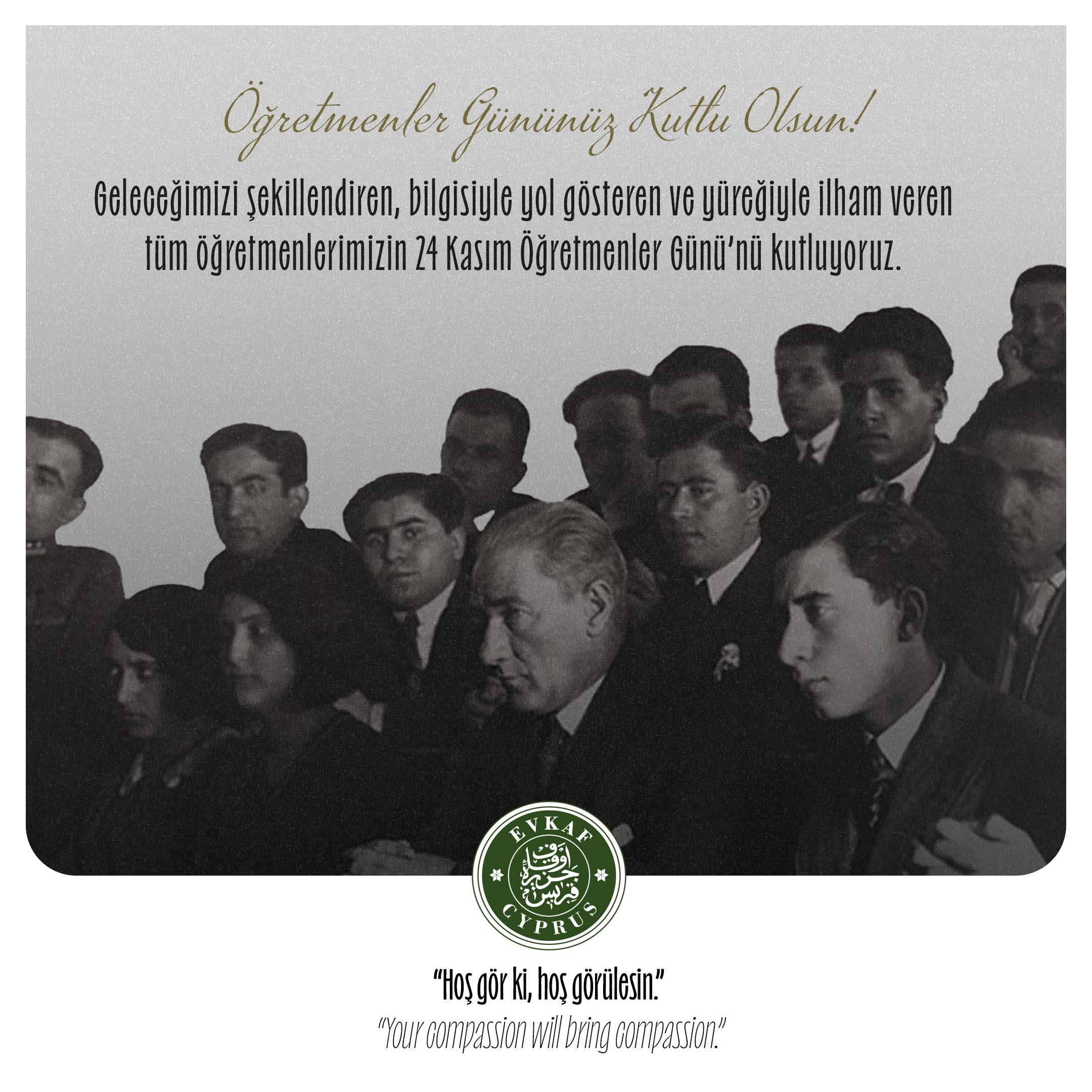 24 Kasım Öğretmenler Günü Kutlu Olsun!
