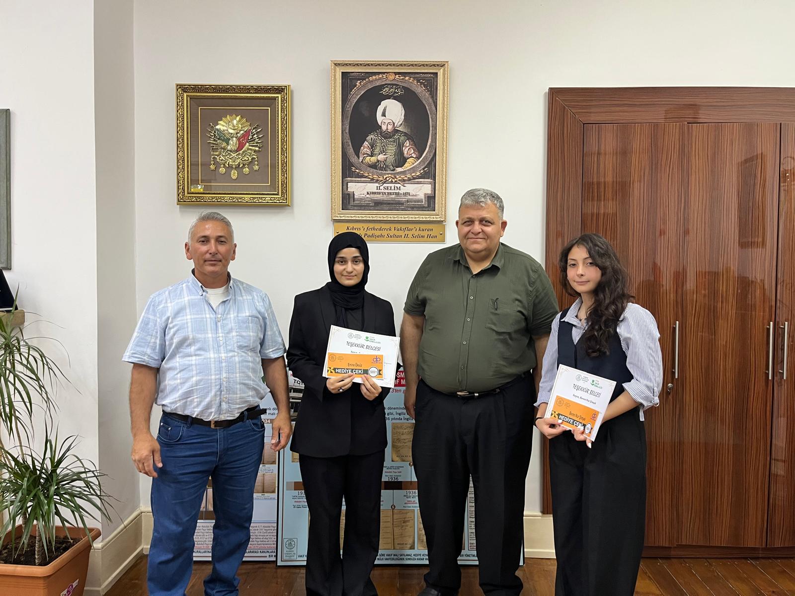 Evkaf, Genç Şampiyonları Onurlandırdı