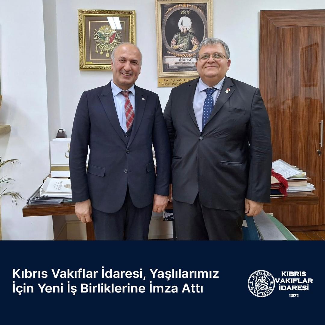 Kıbrıs Vakıflar İdaresi, Yaşlılarımız İçin Yeni İş Birliklerine İmza Attı