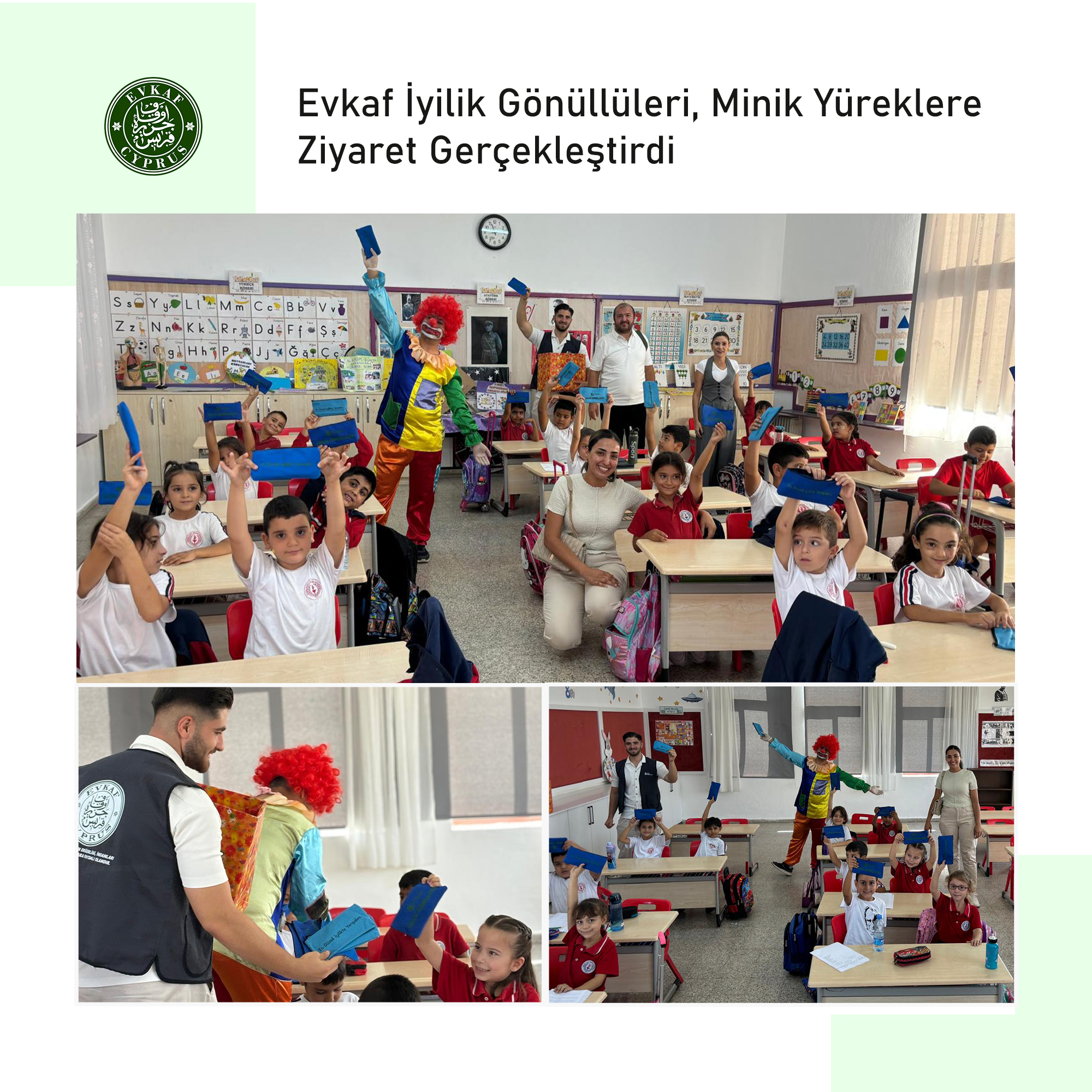 Evkaf İyilik Gönüllüleri, Minik Yüreklere Ziyaret Gerçekleştirdi