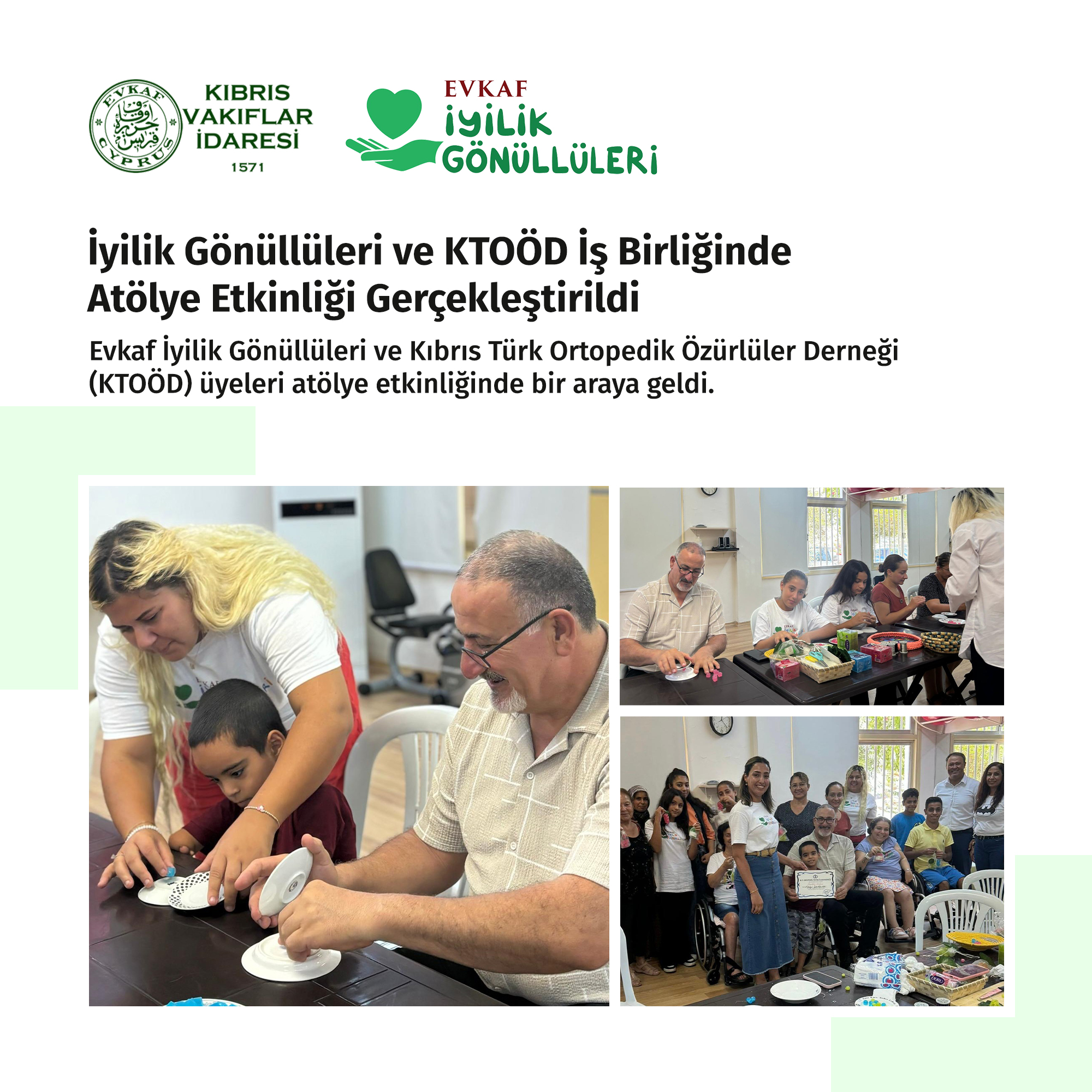 İyilik Gönüllüleri ve KTOÖD İş Birliğinde Atölye Etkinliği Gerçekleştirildi