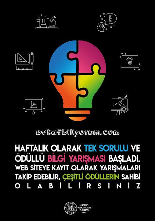 Haftalık olarak tek sorulu ve ödüllü bilgi yarışması Evkaf Biliyorum başladı.