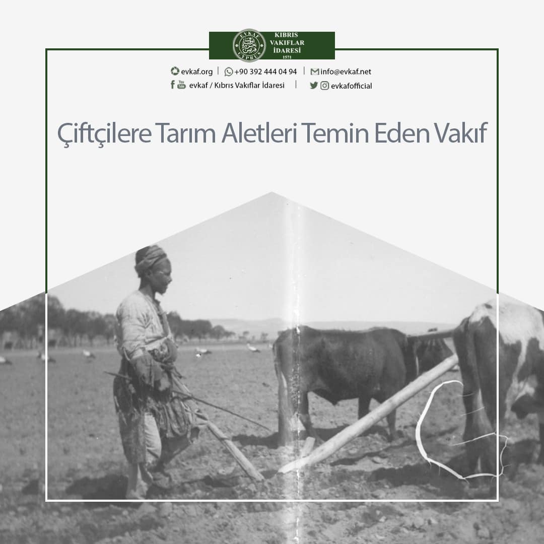 Çiftçilere Tarım Aletleri Temin Eden Vakıf.