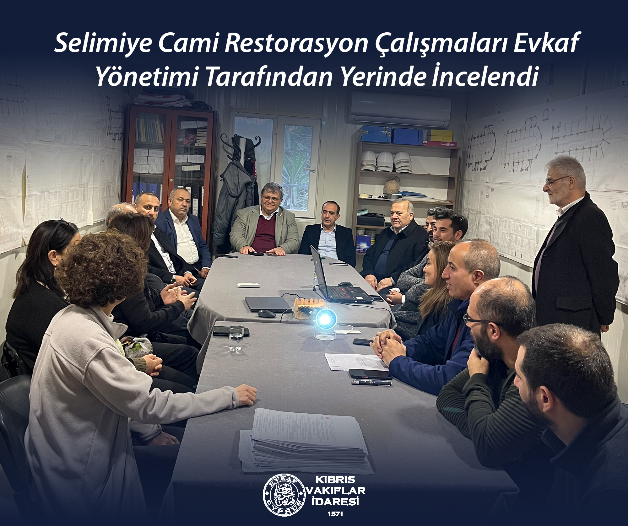 Selimiye Cami Restorasyon Çalışmaları Evkaf Yönetimi Tarafından Yerinde İncelendi