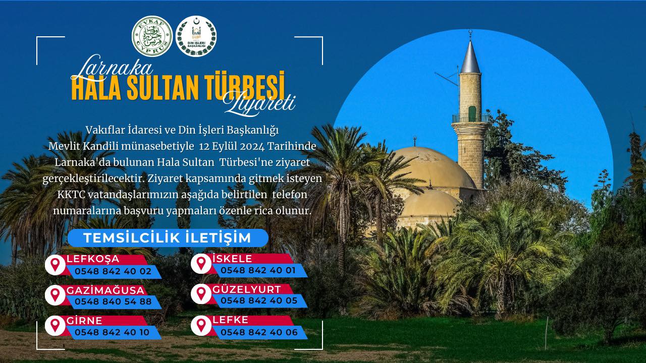 Larnaka Hala Sultan Türbesi Ziyareti