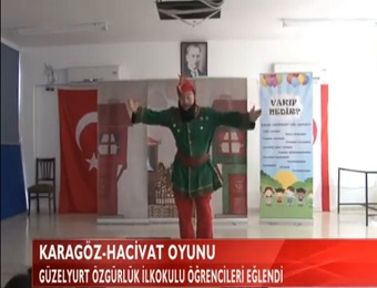 Karagöz-Hacivat Play was Staged at Güzelyurt Freedom Primary School.