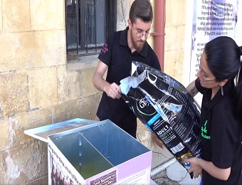 Food and water are provided for our lovely friends on the street.