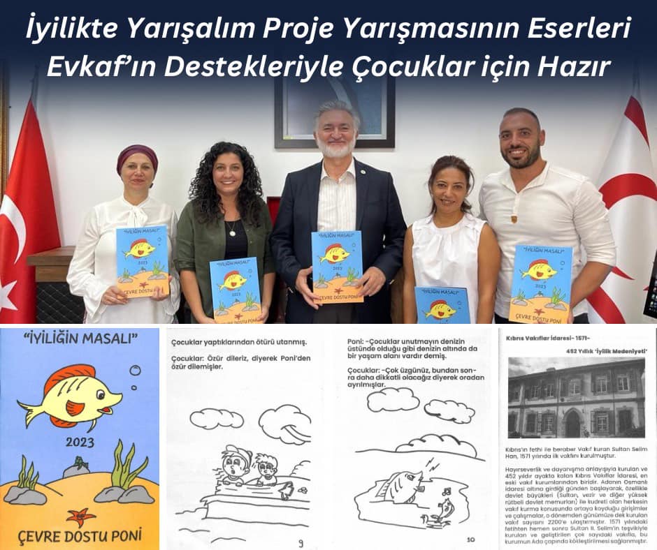 Çevreyi Korumanın Önemini Öğreten Boyama Kitapcığı Evkaf’ın Destekleriyle Çocuklar için Hazır