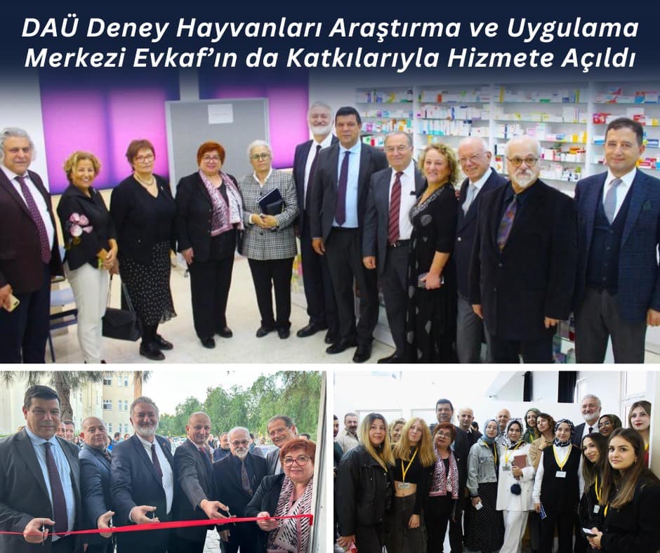 DAÜ Deney Hayvanları Araştırma ve Uygulama Merkezi Evkaf’ın da Katkılarıyla Hizmete Açıldı