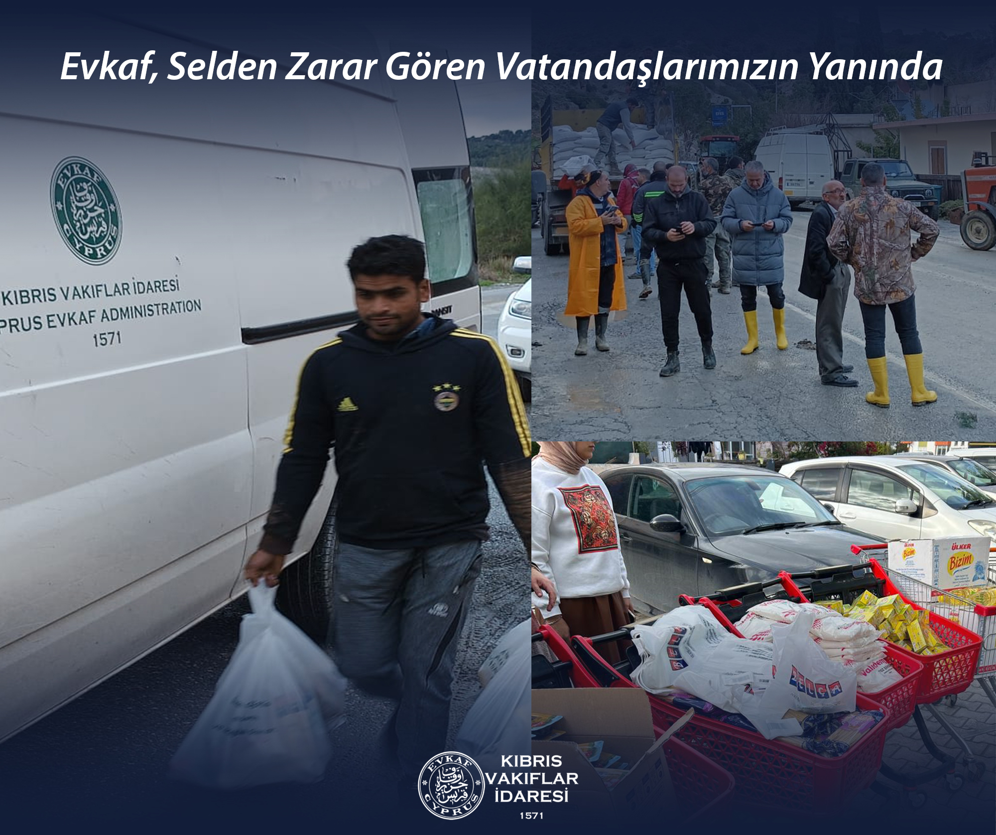 Evkaf Selden Zarar Gören Vatandaşlarımızın Yanında