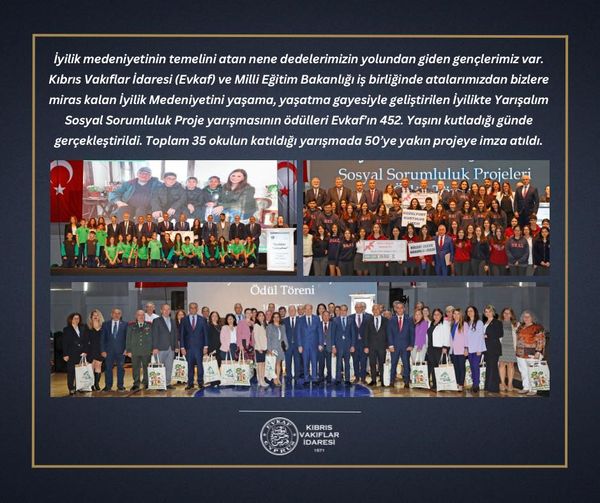 İyilik medeniyetinin temelini atan nene dedelerimizin yolundan giden gençlerimiz var