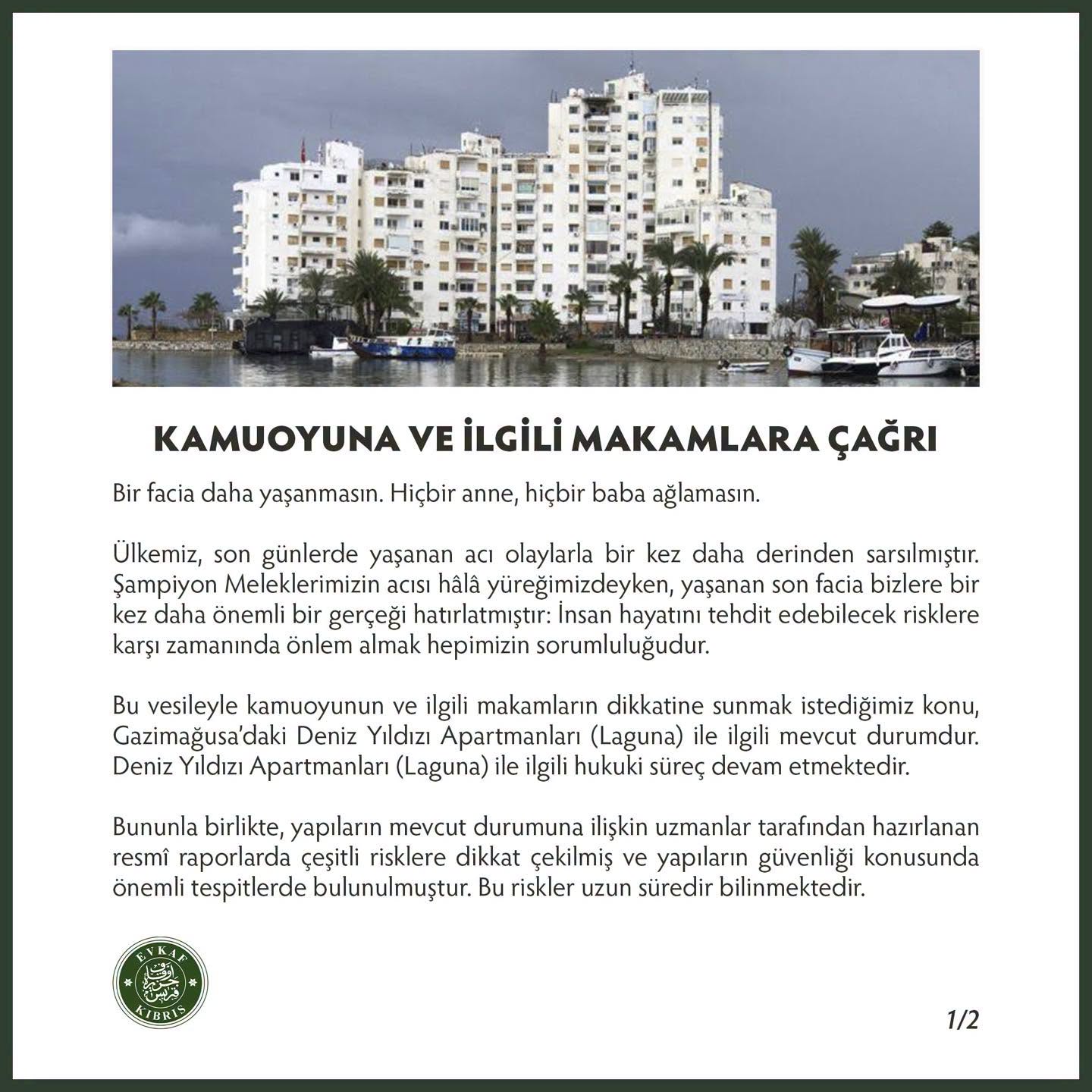 KAMUOYUNA VE İLGİLİ MAKAMLARA ÇAĞRI