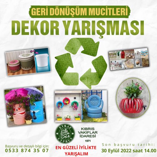 GERİ DÖNÜŞÜM MUCİTLERİ DEKOR YARIŞMASI