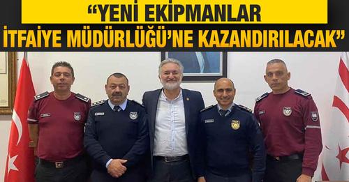 Evkaf, PGM İtfaiye Müdürlüğü’ne gereken desteği sağlıyor