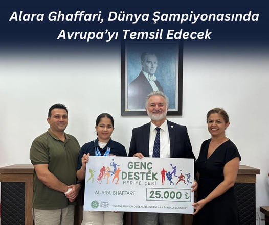 Alara Ghaffari, Dünya Şampiyonasında Avrupa’yı Temsil Edecek