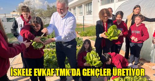 İskele Evkaf TMK’da Gençler Üretiyor