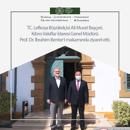 TR. Nicosia Ambassador visited the General Manager of KVI in his office.