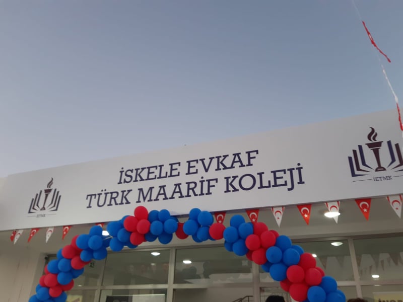 The building of the ‘Iskele Evkaf Turkish Maarif College’ was opened with a ceremony.