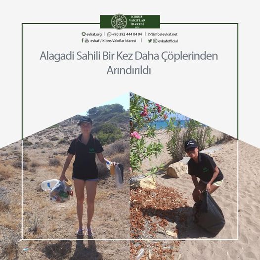 Alagadi Beach Was Cleared Of Garbage Once Again.