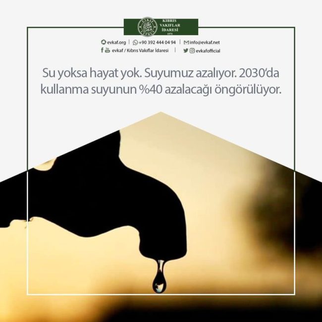 If there is no water, there is no life.