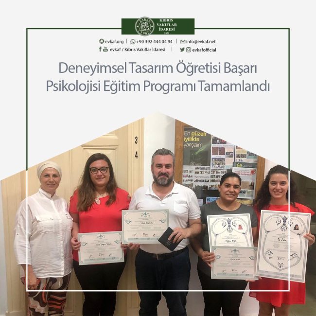 Experiential Design Teaching Success Psychology Training Program Completed.