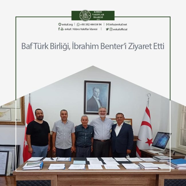 Paphos Turkish Union Visited İbrahim Benter.