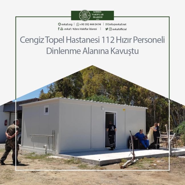 Cengiz Topel Hospital 112 Hızır Staff Reaching a Rest Area.