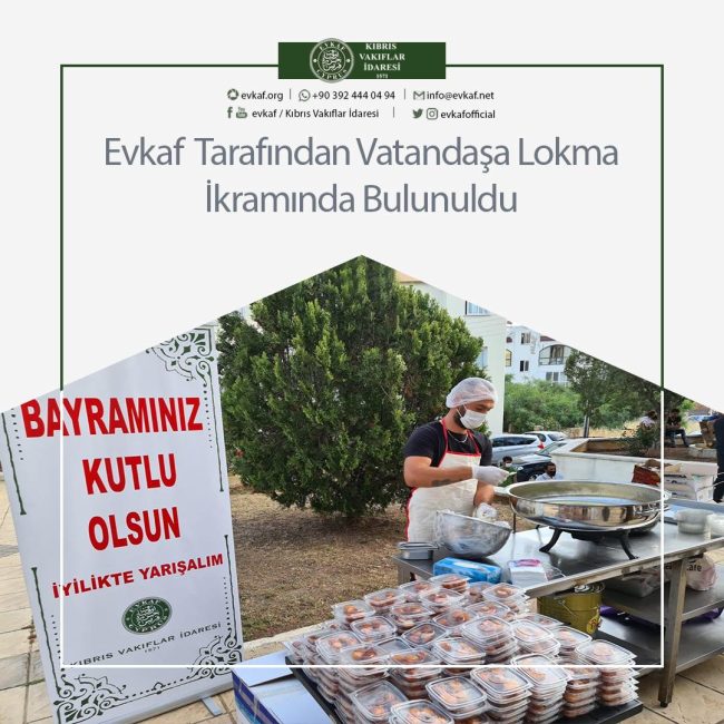 Bite Served to Citizens by Evkaf.