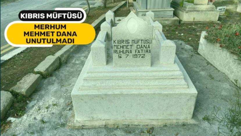 The tomb of the late Mehmet Dana, the first Mufti of Cyprus, was repaired.