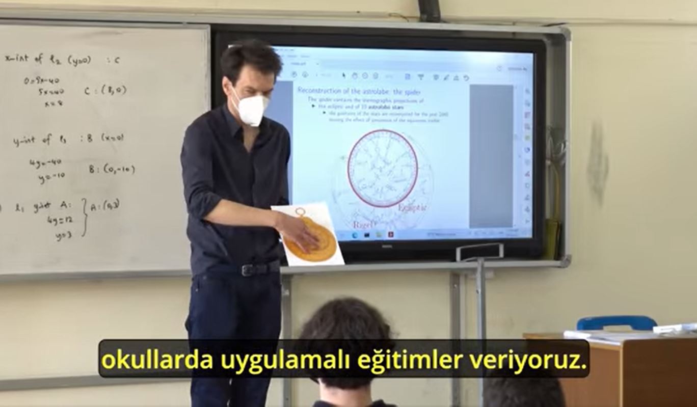 Applied Trainings were Given in Schools as part of the Turkish-Islamic History of Science Exhibition on 100 Objects in Nicosia Bedesten.