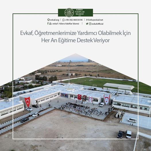 Evkaf is always supporting education to help our teachers.