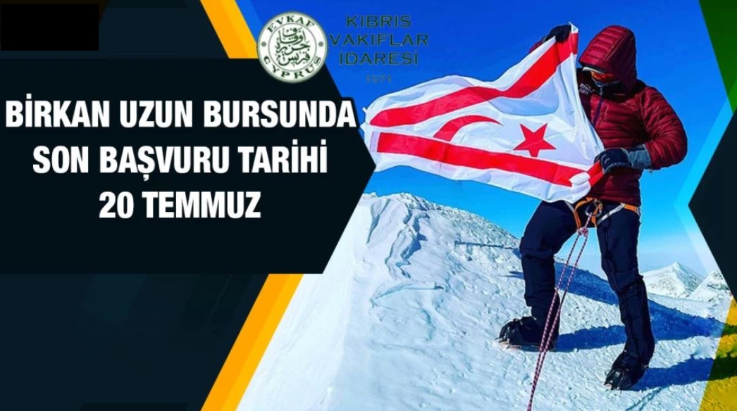 Evkaf will provide scholarships to 3 university students with TRNC citizenship in memory of Birkan Uzun