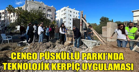 Cengo Püsküllü Parkı’nda Teknolojik Kerpiç Uygulaması