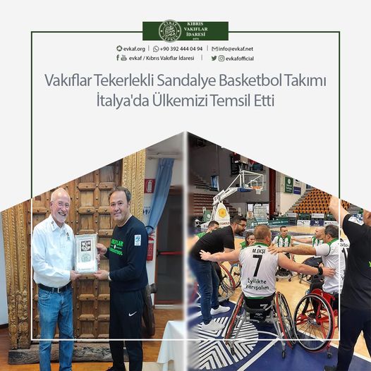 Vakıflar Wheelchair Basketball Team Represented Our Country in Italy