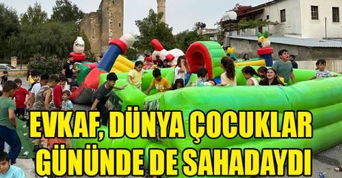 Evkaf Dünya Çocuklar Gününde de Sahadaydı