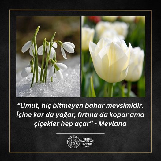 İyilik dolu sağlıklı günler, hayırlı haftalar dileriz